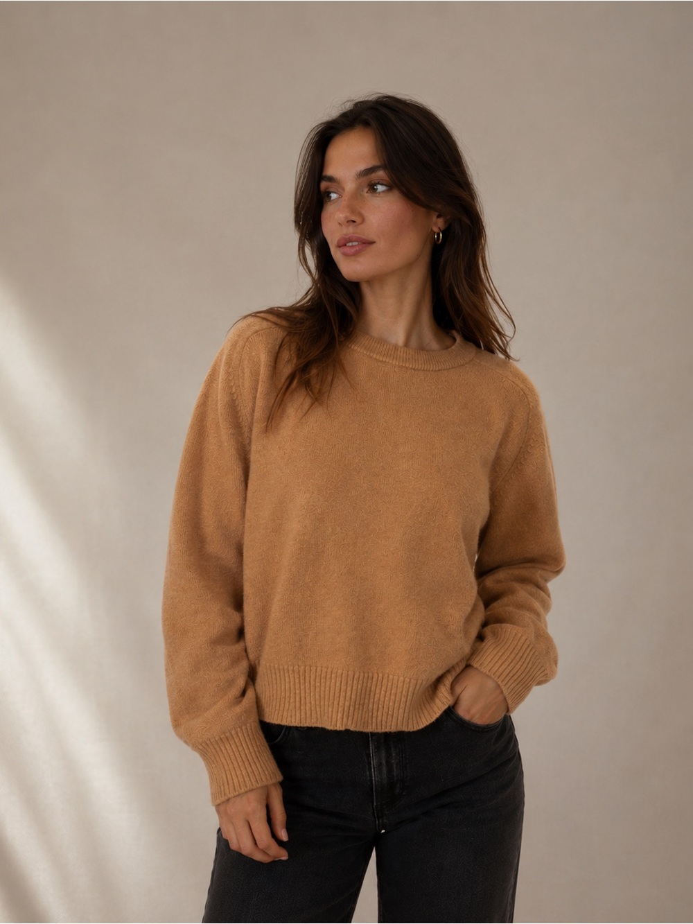 Banana Republic Women’s Crewneck Sweater in Mustard